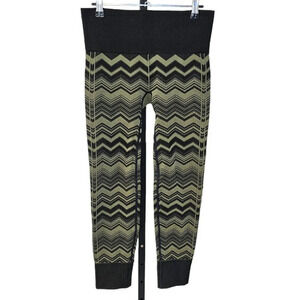 Lululemon Ebb To Street  Pant Heathered Fatigue Green Size 6 Chevron Leggings